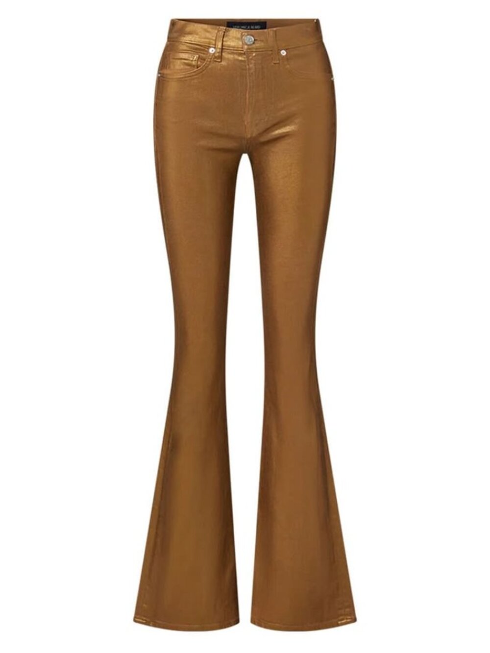 Veronica Beard Beverly Metallic Flare Jeans